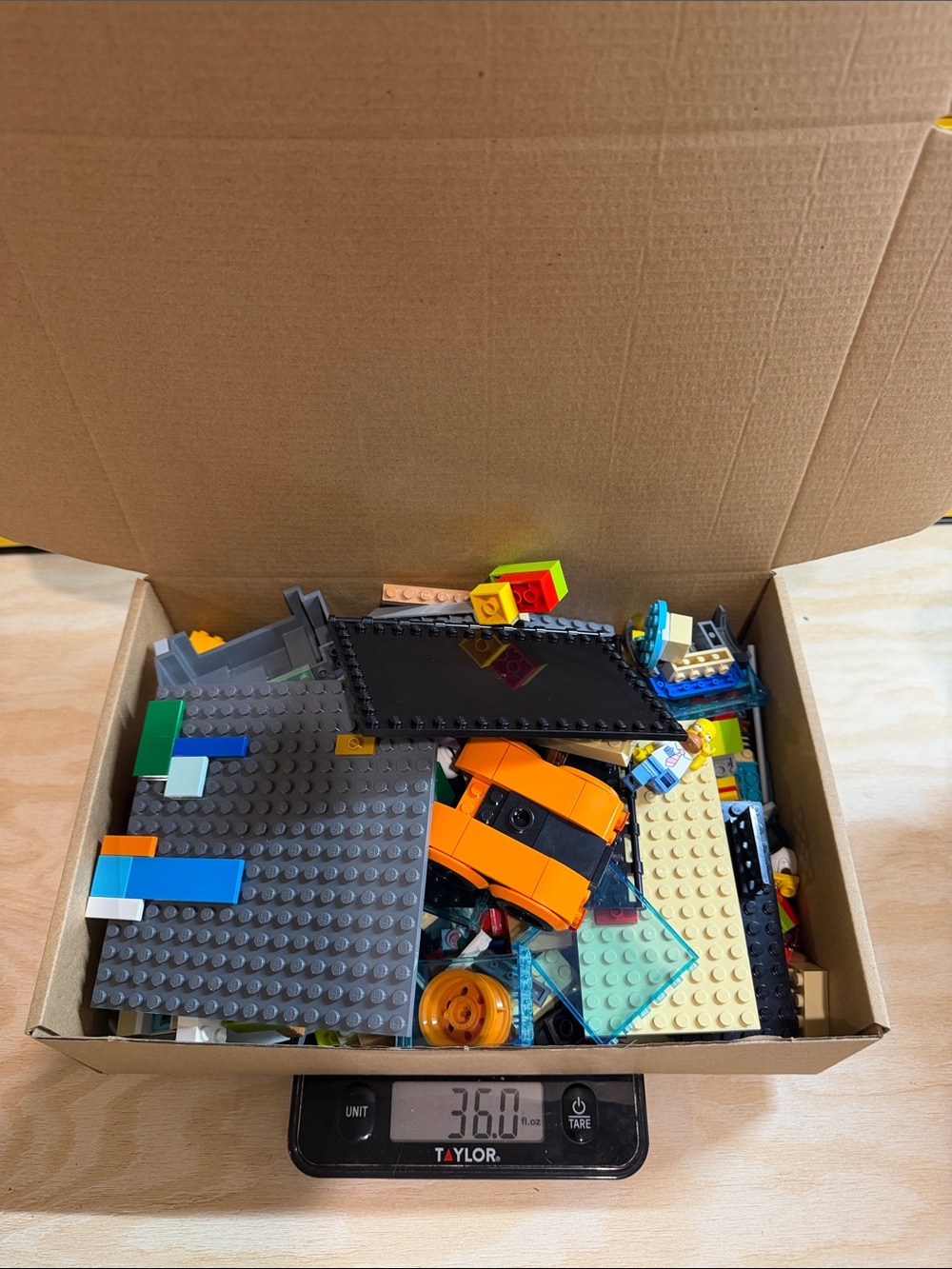 Bulk Mixed Lego Bricks Parts Pieces Lot, Clean Genuine Lego 2 LB